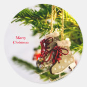 クリスマスオーナメント ラウンドシール (正面)