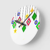 クリスマスオーナメント  ラウンド壁時計 (傾斜)