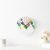 クリスマスオーナメント  ラウンド壁時計 (ホーム)