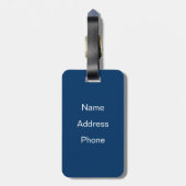 クリスマスオーナメント ラゲッジタグ (裏面縦)