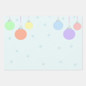 クリスマスオーナメント ラッピングペーパーシート (正面3)
