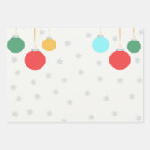 クリスマスオーナメント ラッピングペーパーシート (正面2)