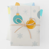 クリスマスオーナメント ラッピングペーパーシート (インサイチュ)