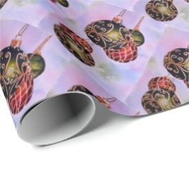 クリスマスオーナメント ラッピングペーパー