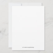 クリスマスオーナメント 招待状 (裏面)