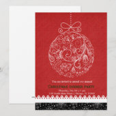 クリスマスオーナメント 招待状 (正面/裏面)