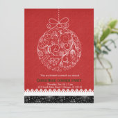 クリスマスオーナメント 招待状 (スタンド正面)