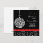 クリスマスオーナメント 招待状 (正面/裏面)