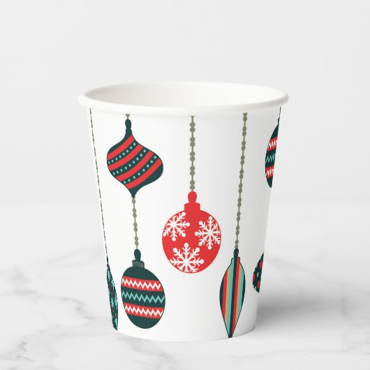 クリスマスオーナメント 紙コップ (正面)