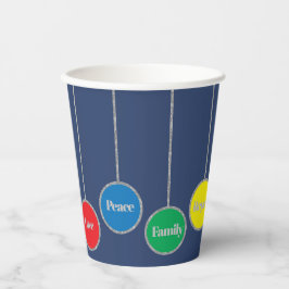 クリスマスオーナメント 紙コップ