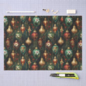 クリスマスオーナメント 薄葉紙 (クラフト)