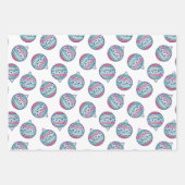 クリスマスオーナメント、調整 ラッピングペーパーシート (正面)