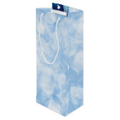 クリスマスオーナメント、雪片および《写真》ぼけ味 ワインギフトバッグ (裏面アングル)