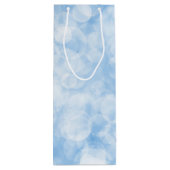 クリスマスオーナメント、雪片および《写真》ぼけ味 ワインギフトバッグ (裏面)