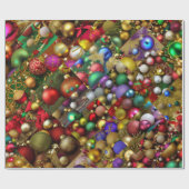 クリスマスオーナメントExvasanza Grande ラッピングペーパー (フラット)