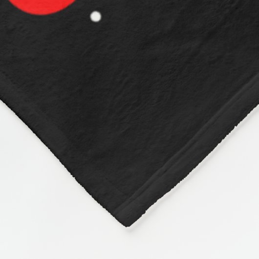 クリスマスオーナーのサンタ・ドッグにダックスフントが欲しい フリースブランケット (角)