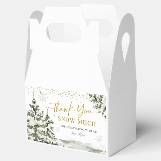 クリスマスオーネダーランドウィンターフォレストファースト誕生日 フェイバーボックス (オープン)