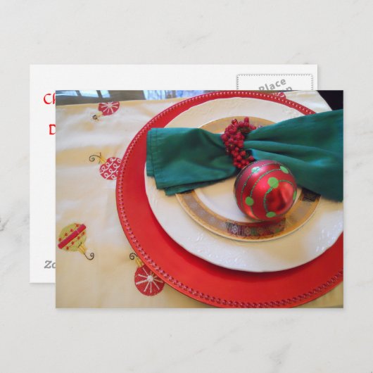 クリスマスオープンハウスのポストカード シーズンポストカード (正面/裏面)