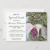 クリスマスオープンハウスパーティーイベント招待状 招待状 (正面)