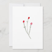 クリスマスオープンハウスパーティー冬フローラ 招待状 (裏面)