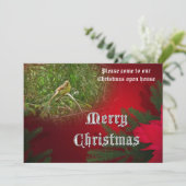 クリスマスオープンハウス招待状 招待状 (スタンド正面)