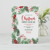 クリスマスオープンハウス招待状 招待状 (スタンド正面)
