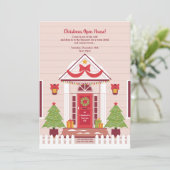 クリスマスオープンハウス招待状 招待状 (スタンド正面)