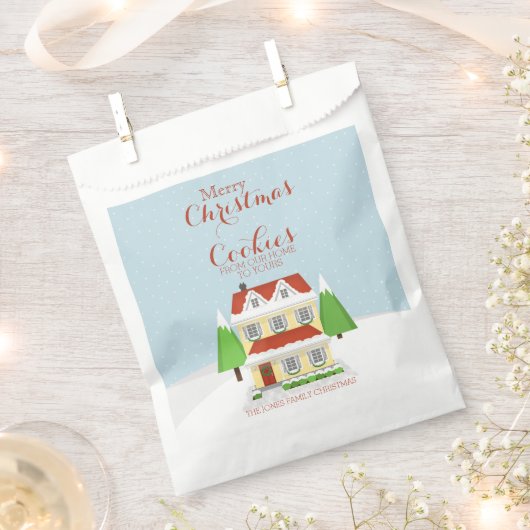 クリスマスオープンハウス フェイバーバッグ (クリップ留めされた状態)