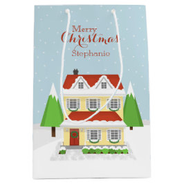 クリスマスオープンハウス ミディアムペーパーバッグ