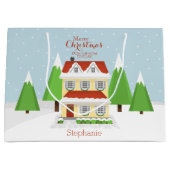 クリスマスオープンハウス ラージペーパーバッグ (正面)