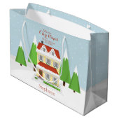 クリスマスオープンハウス ラージペーパーバッグ (裏面アングル)
