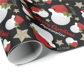 クリスマスオールスタープロゴルフ – パーソナライズ ラッピングペーパー (ロールコーナー)