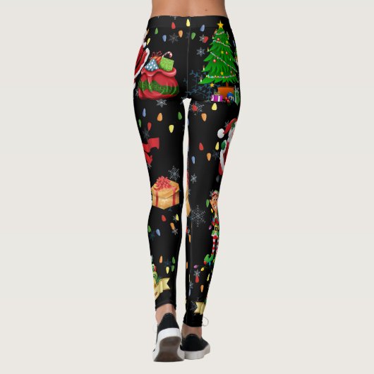 クリスマスオールデイズ醜いセーターパーティーレギンス2 レギンス (裏面)