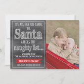 クリスマスカおもしろいード、ホリデーカード シーズンカード (正面)