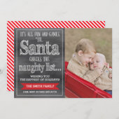 クリスマスカおもしろいード、ホリデーカード シーズンカード (正面/裏面)