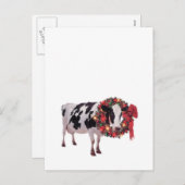 クリスマスカウハガキテンプレート垂直 シーズンポストカード (正面/裏面)