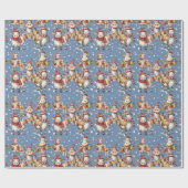 クリスマスカウパンラッピング紙 ラッピングペーパー (フラット)