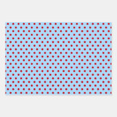 クリスマスカウブルラッピング紙セット3 ラッピングペーパーシート (正面2)