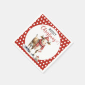 クリスマスカウプン スタンダードカクテルナプキン (角)