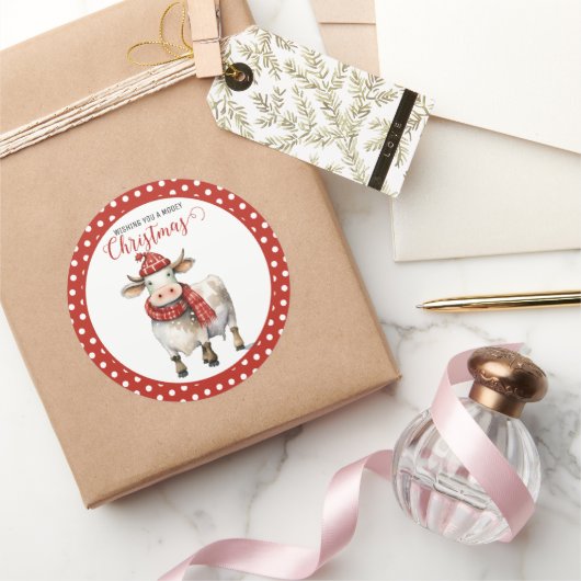 クリスマスカウプン ラウンドシール (ギフト)