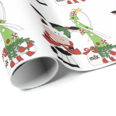 クリスマスカウホリデーラッピング紙 ラッピングペーパー (ロールコーナー)