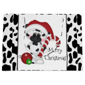 クリスマスカウホリデーラージ抱き枕 ラージペーパーバッグ (正面)