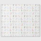 クリスマスカウボーイウェスタンカントリークリスマス ラッピングペーパー (フラット)