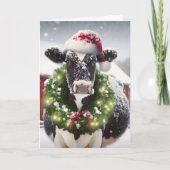 クリスマスカウポーイングホリデーリース シーズンカード (正面)