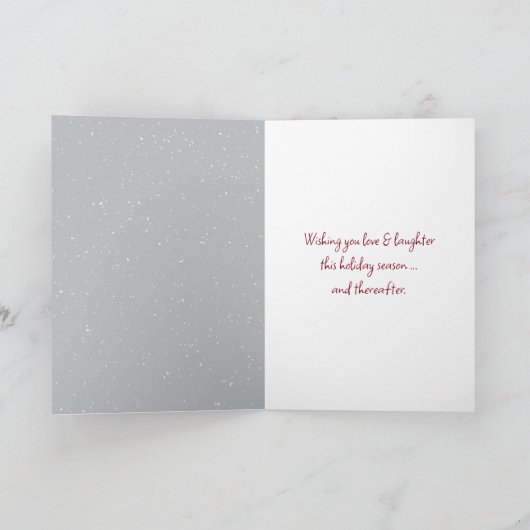 クリスマスカウポーイングホリデーリース シーズンカード (内部)