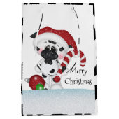 クリスマスカウミディアム抱き枕 ミディアムペーパーバッグ (正面)