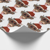 クリスマスカウラッピング紙 ラッピングペーパー (角)