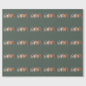 クリスマスカウラバーギフトおもしろいホリデーファーム ラッピングペーパー (フラット)