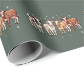 クリスマスカウラバーギフトおもしろいホリデーファーム ラッピングペーパー (ロールコーナー)