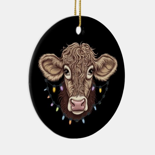 クリスマスカウラバーライツファーム農家クリスマス セラミックオーナメント (右)